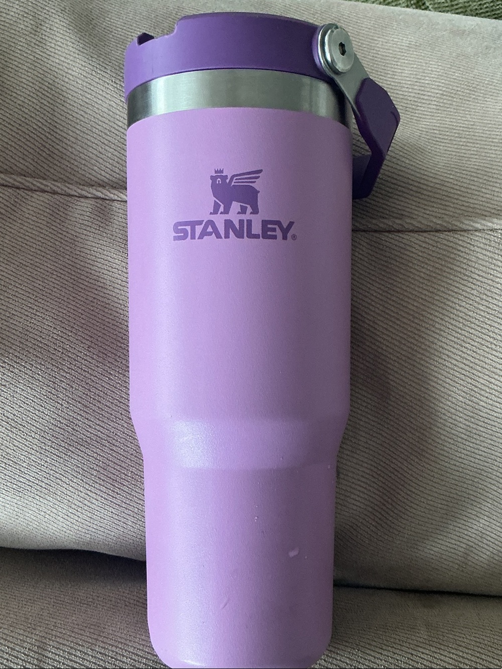 Stanley Lilac Insulated Travel Tumbler with Handle